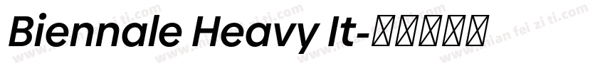 Biennale Heavy It字体转换